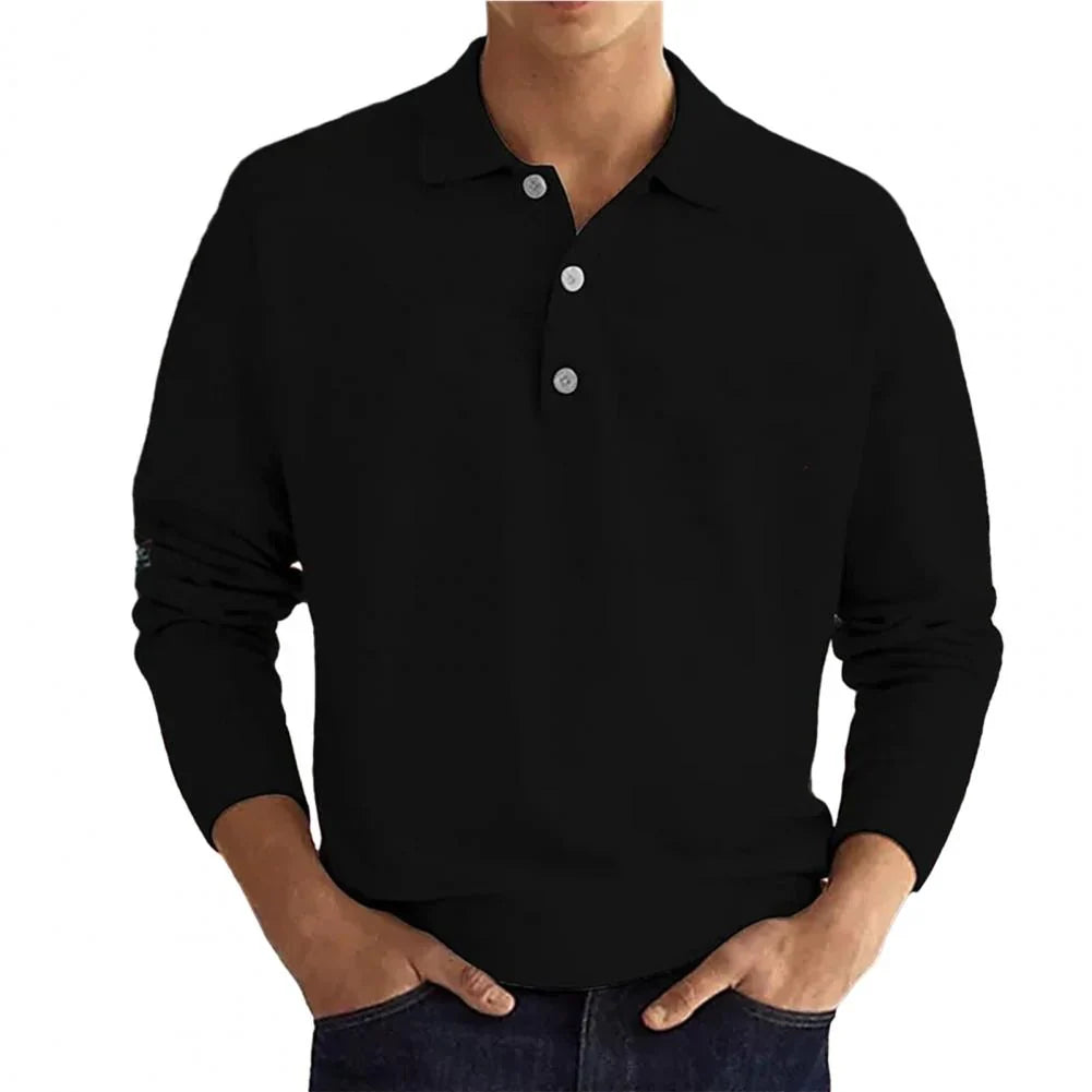 Roberto™ | Langærmet poloshirt